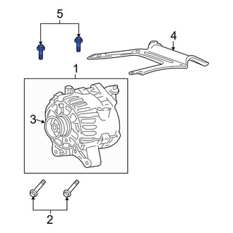 Lincoln OE - Alternator Bracket Bolt