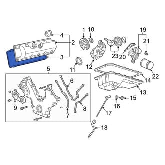 Lincoln OE - Left Engine Valve Cover Gasket