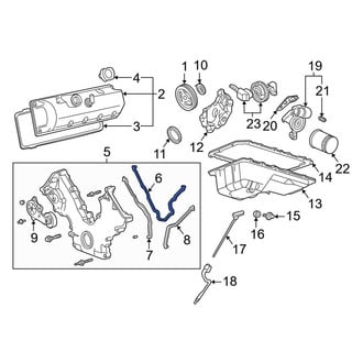 Lincoln OE - Center Engine Timing Cover Gasket