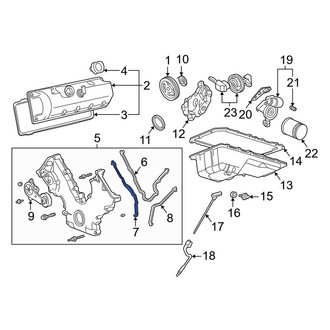 Lincoln OE - Left Engine Timing Cover Gasket