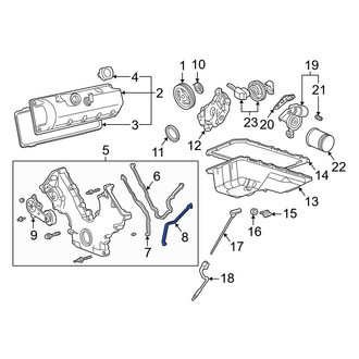 Lincoln OE - Center Engine Timing Cover Gasket