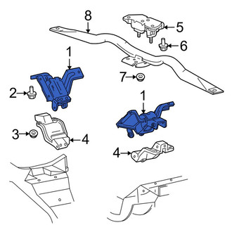 Lincoln OE - Front Left Engine Mount