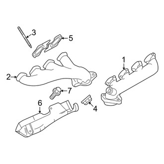 Lincoln OE - Exhaust System - Manifold (Sedan)