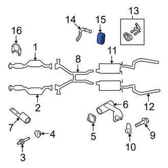 Lincoln OE - Exhaust System Hanger Insulator