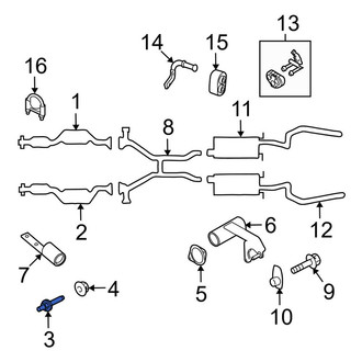 Lincoln OE - Left Catalytic Converter Stud