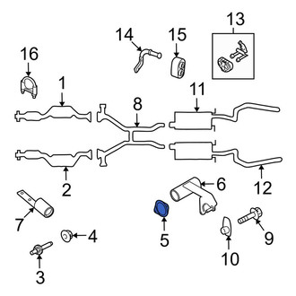 Lincoln OE - Rear Catalytic Converter Gasket
