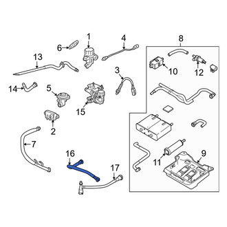 Lincoln OE - Evaporative Emissions System Lines
