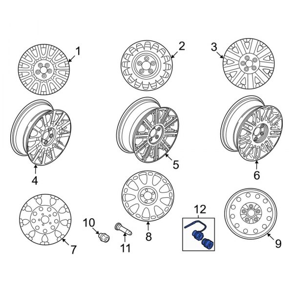 Wheel Lock Set