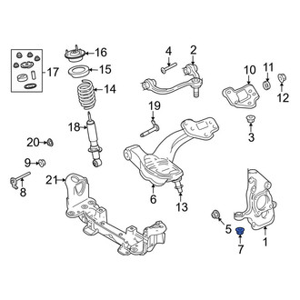 Lincoln OE - Lower Suspension Control Arm Nut