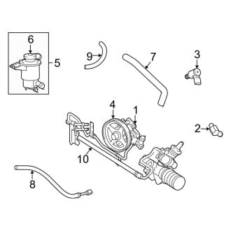 2011 Lincoln Town Car Power Steering Reservoirs | Caps, Seals — CARiD.com