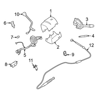 Lincoln OE - Steering Column - Shroud, Switches & Levers (Sedan)