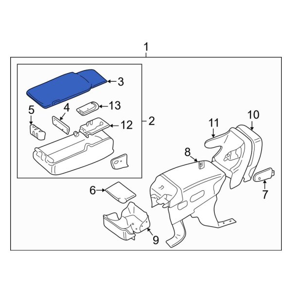 Console Armrest Cover