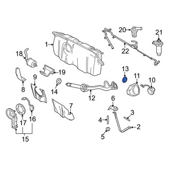 Lincoln OE - Inner Fuel Filler Neck Seal