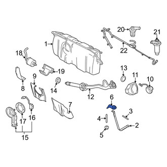 Lincoln OE - Fuel Tank Strap Nut