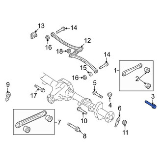 Lincoln OE - Lower Suspension Control Arm Bolt