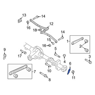 Lincoln OE - Upper Suspension Trailing Arm Nut