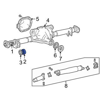 Lincoln OE - Rear Drive Axle Shaft Bearing
