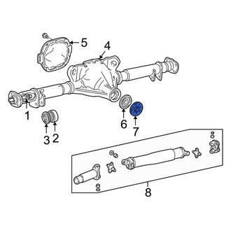 Lincoln OE - Rear Drive Shaft Flange Yoke