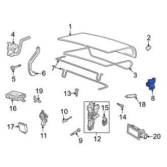 Lincoln OE - Rear Deck Lid Latch