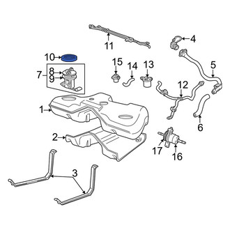 Lincoln OE - Fuel Tank Lock Ring