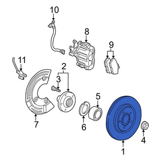 Lincoln OE - Rear Disc Brake Rotor