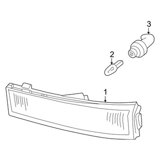 Lincoln OE - Front Lamps - Side Marker Lamps
