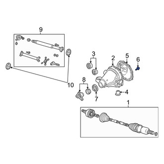 Lincoln OE - Differential Cover Bolt