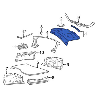 Lincoln OE - Rear Package Tray Trim