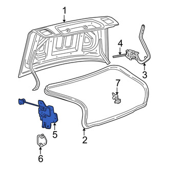 Lincoln OE - Rear Deck Lid Latch