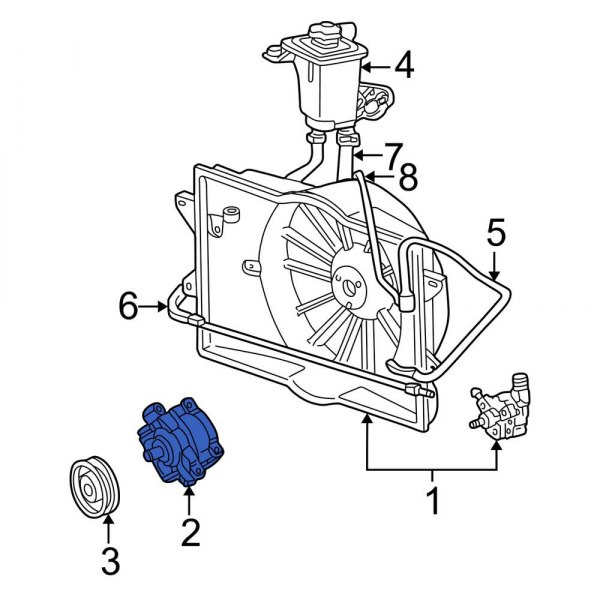 Lincoln OE YW4Z8C628AARM Power Take Off (PTO) Hydraulic Pump