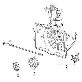 Lincoln OE - Cooling Fan (Base / LSE 3.9L)