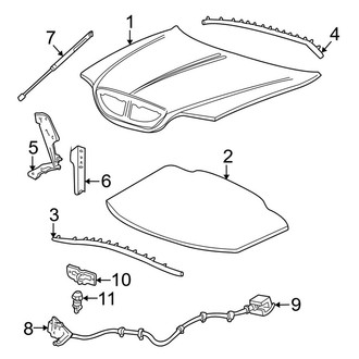 Lincoln OE - Hood & Grille - Hood & Components