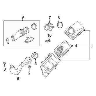 Lincoln OE - Engine - Air Intake (3.0L)