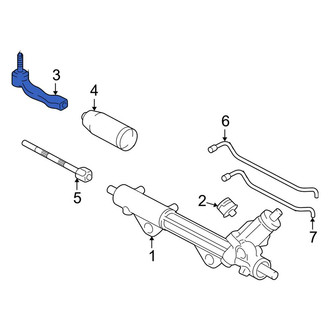 Lincoln OE - Right Outer Steering Tie Rod End