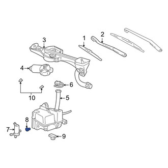 Lincoln OE - Windshield Washer Pump Seal
