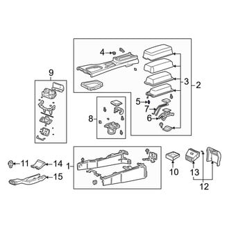 Lincoln OE - Center Center Console Latch