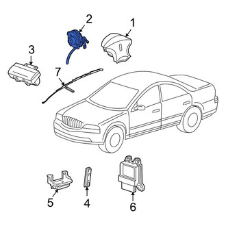 Lincoln OE - Air Bag Clockspring