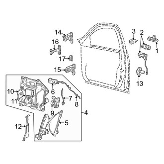 Lincoln OE - Front Door - Lock & Hardware