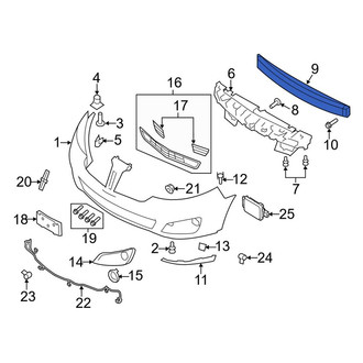 Lincoln OE - Front Bumper Impact Bar