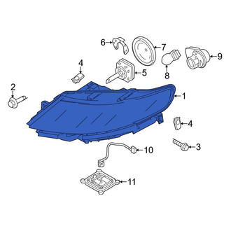 Lincoln OE - Front Left Headlight