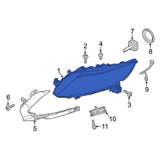Lincoln OE - Front Right Headlight