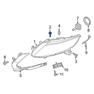 Lincoln OE - Headlight Mounting Bolt
