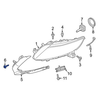 Lincoln OE - Headlight Mounting Bolt