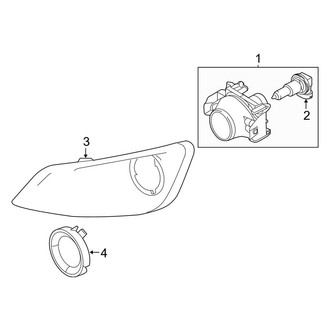 Lincoln OE - Front Lamps - Fog Lamps