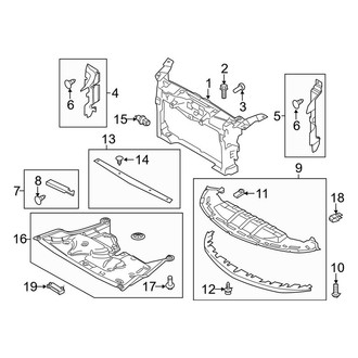 Lincoln OE - Radiator Support (EcoBoost)