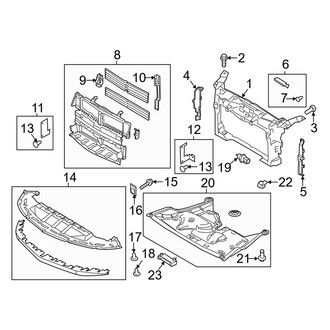 Lincoln OE - Radiator Support (Base)
