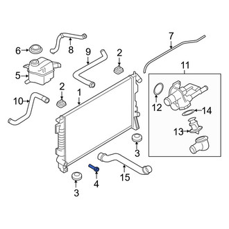Lincoln OE - Radiator Drain Plug