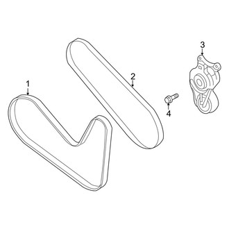 Lincoln OE - Cooling - Belts & Pulleys (3.7L)