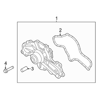 Lincoln OE - Cooling - Water Pump (3.7L)