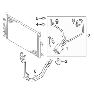 Lincoln OE - Cooling - Trans Oil Cooler (3.7L)